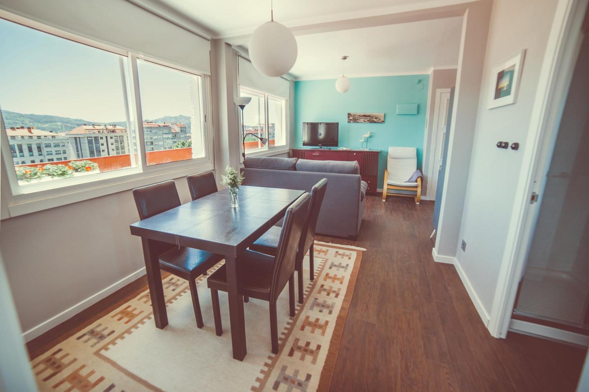 Atico Con Vistas Entre Centro Y Playa Apartment Vigo Luaran gambar